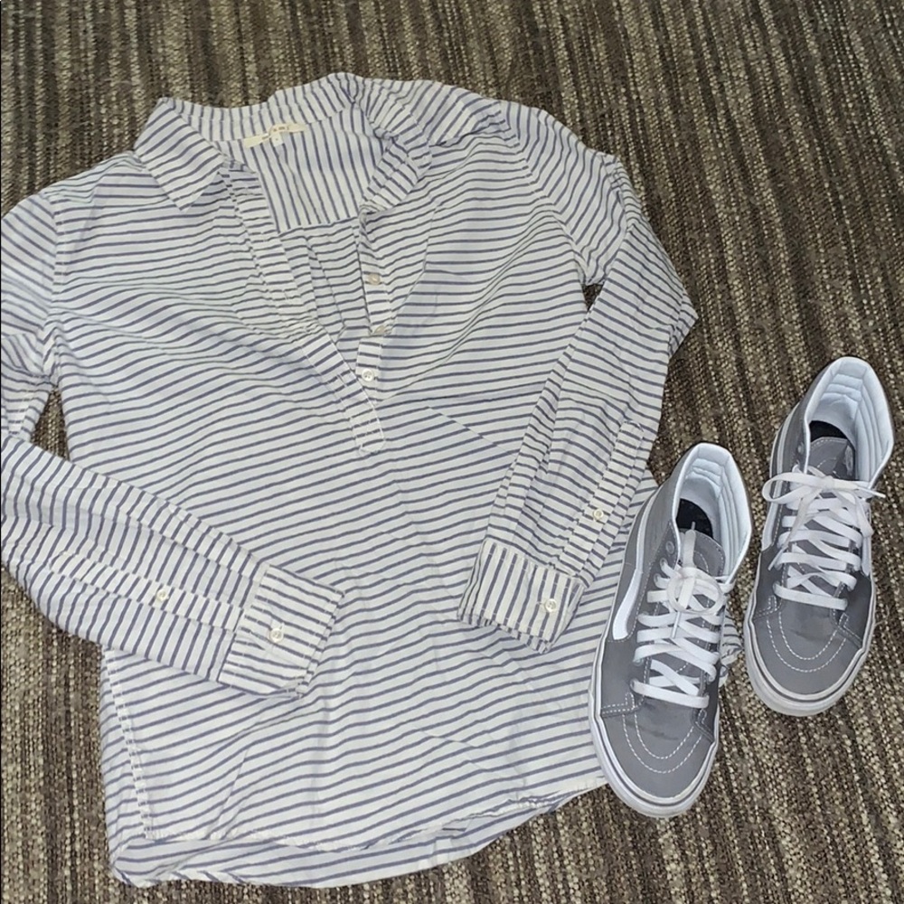 Striped Button-Down // Francesca’s // Small - image 1